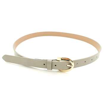 Buckle Skinny Belt