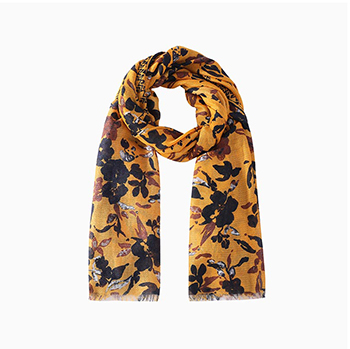 Floral Printing Lightweight Scarf