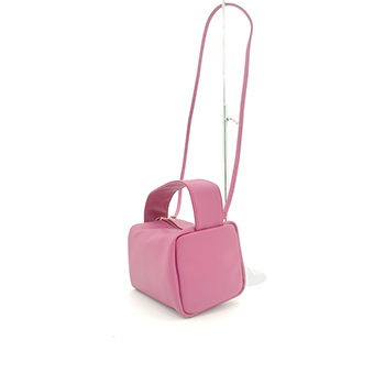 Handbag with detachable long shoulder strap