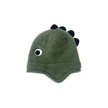 Kids Knitted DinosaurHat