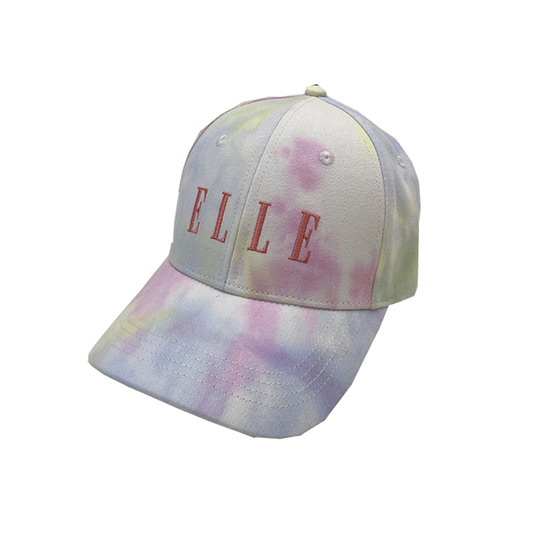 Tie-Dye Letter Embroidered Baseball Cap