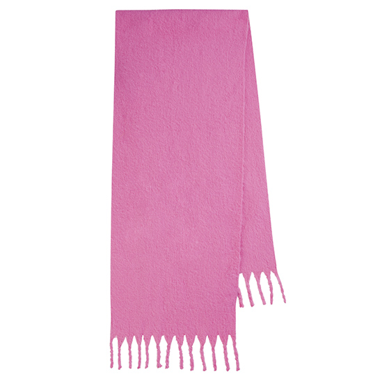 Recycled Plain Scarf with Tassel