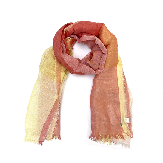 Woven Linen Lightweight Yarn-dyed Scarf