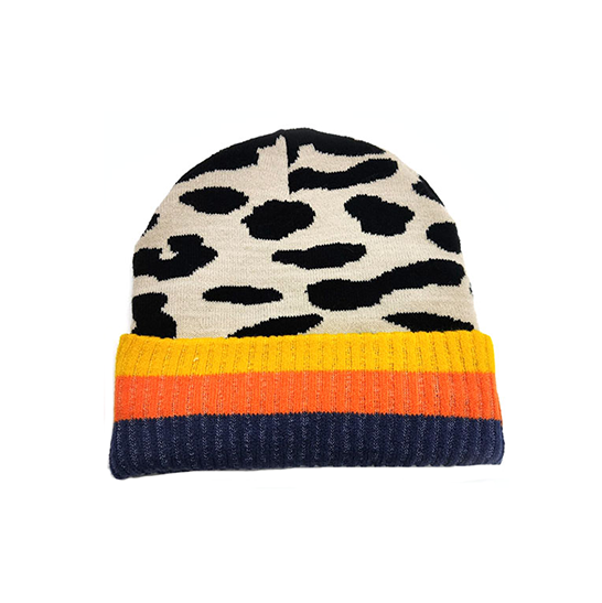 Jacquard Animal Pattern  Beanie