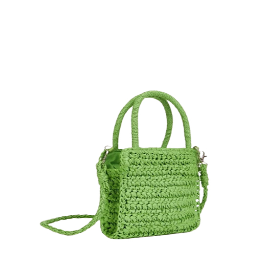 Small Braided Crossbody Beach Bag