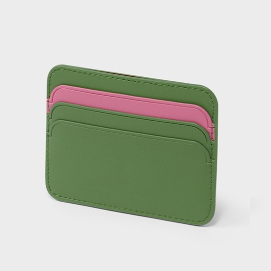 Two Colorways Contrast Card Holder