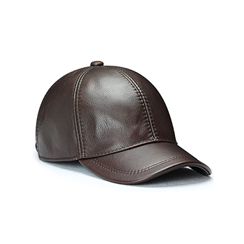 Genuine Leather Baseball Cap