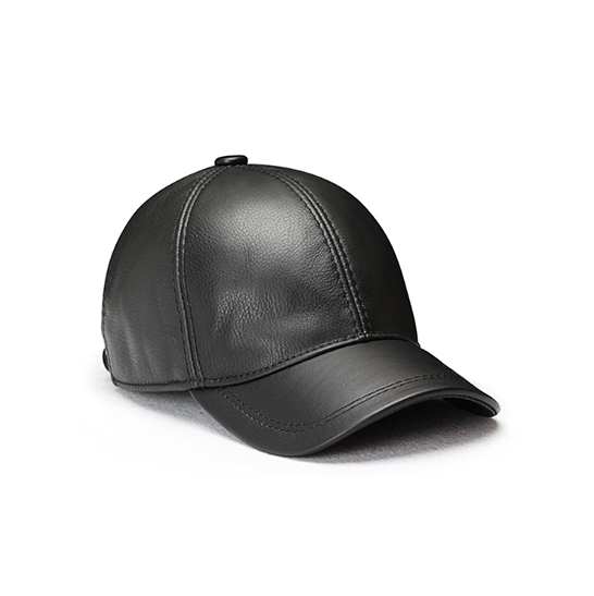 Genuine Leather Baseball Cap