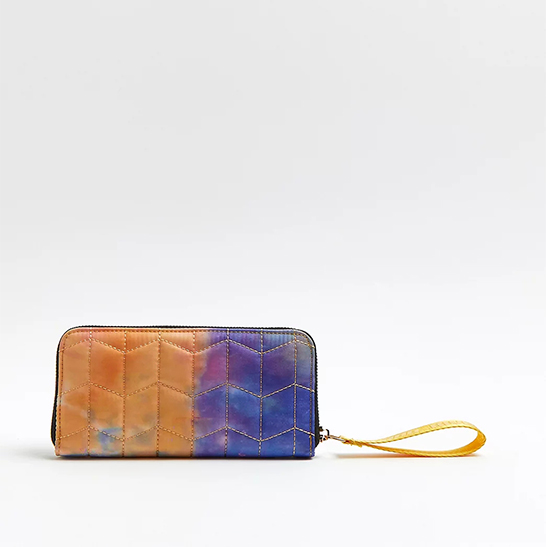 Printed Quilted Wallet