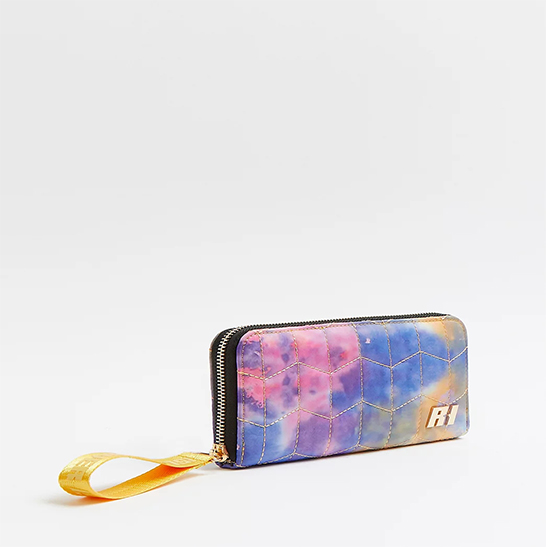 Printed Quilted Wallet