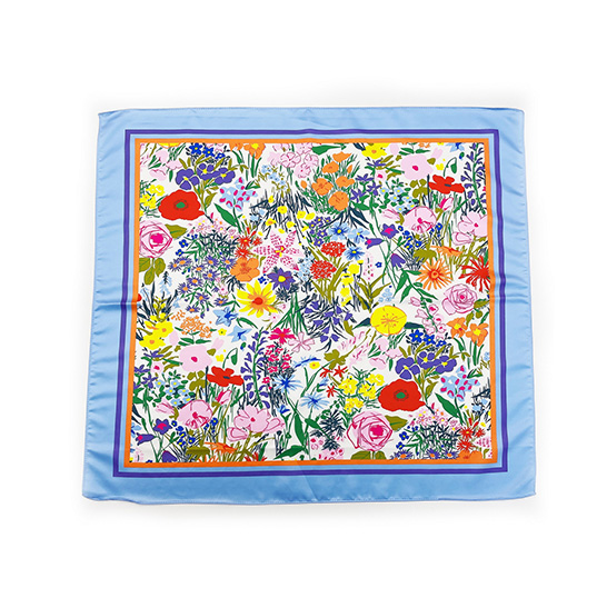 Printed Floral Square