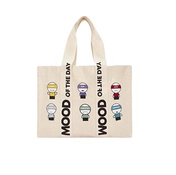 Alphabet Cartoon Canvas Bag