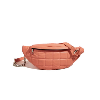 Flap Check Quilted Fanny Bag