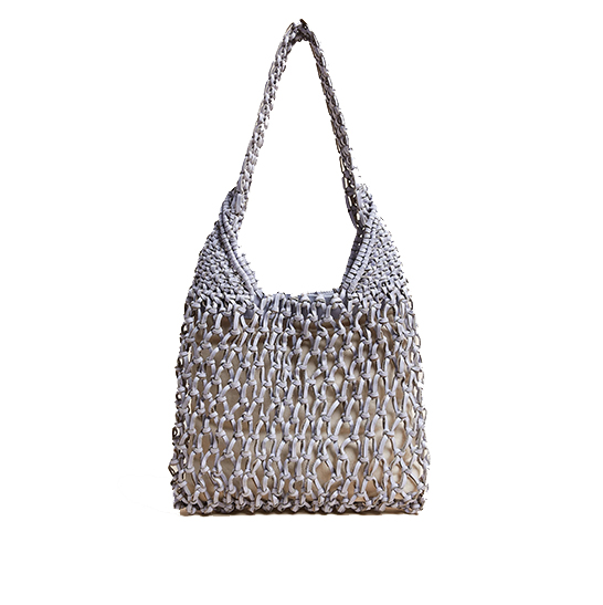 Leather Hollow Woven Shoulder Bag