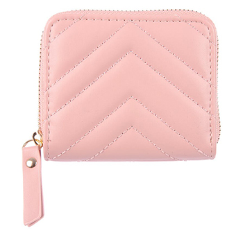 V-quilted Cropped Wallet