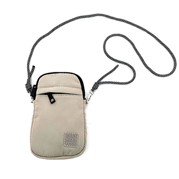 Logo Patched Phone Bag