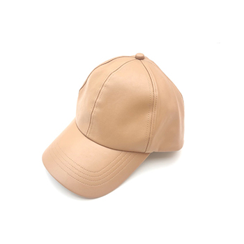 PU Woven Baseball Cap