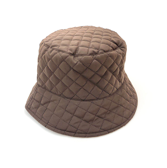 Brown Plaid Bucket Hat