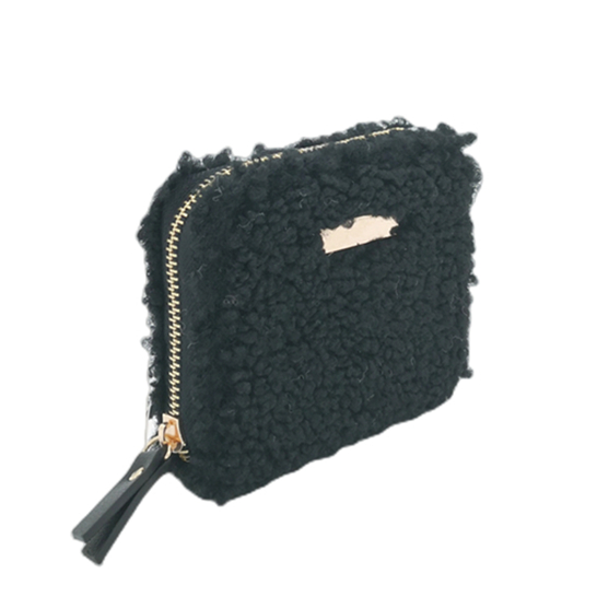 Teddy Fake Fur Short Wallet