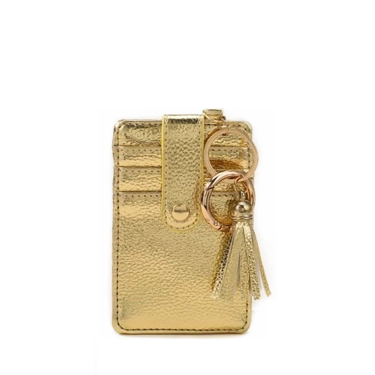 Tassel and Key Ring Card Holder