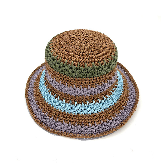 Colorful Crochet Bucket Hat