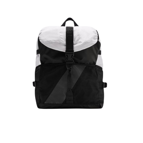 Black- White Mens Backpack