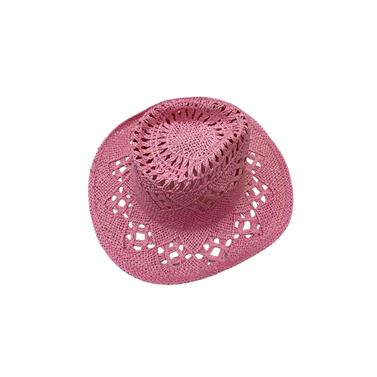 Pink Straw Hat