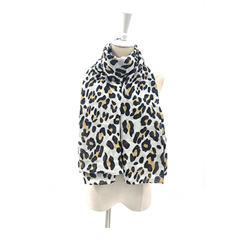 Leopard Print Light Scarf