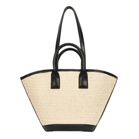 Linen Woven Shopper Bag