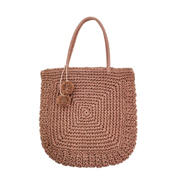 Paper Ball Charm Woven Bag