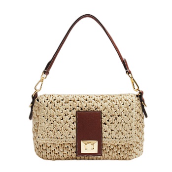 Flap Spin Lock Paper Woven Bag