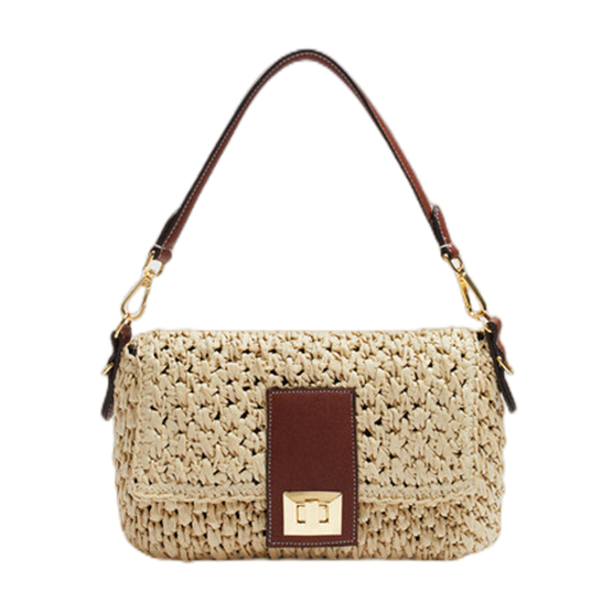 Flap Spin Lock Paper Woven Bag