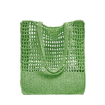 Hollowed Paper Woven Shoulder Bag