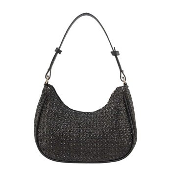 PP Straw Woven Baguette Bag