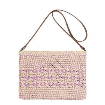 Contrast Colour Rhomboid Woven Paper Bag