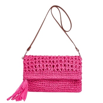 Tassels Puller Hollowed Paper Woven Bag