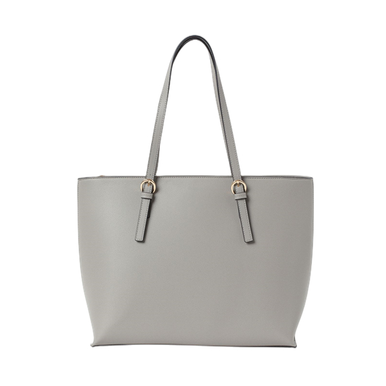 Litchee Grain Pin Buckle Shopper Bag