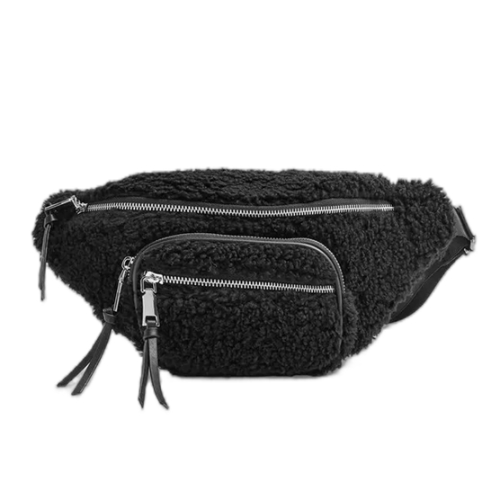 Teddy Fake Fur Fanny Pack