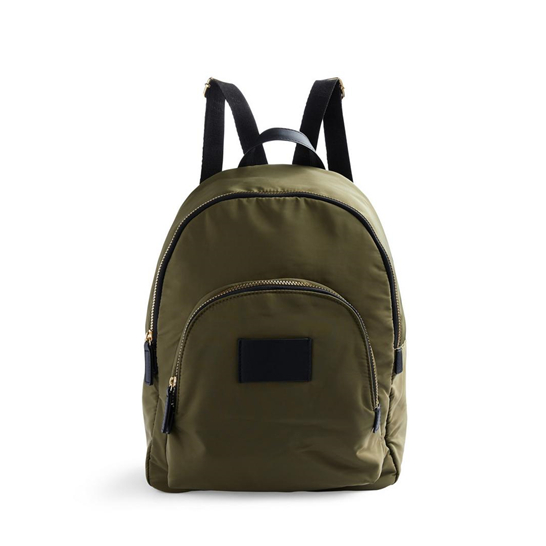 Enamel Plate Nylon Backpack