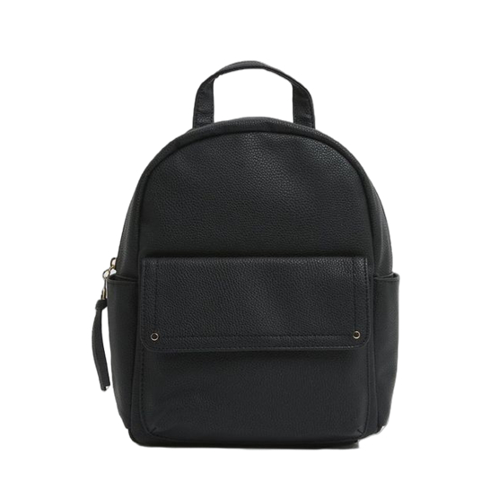 Rivets Decor Flap Front Pocket Mini Backpack