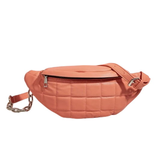 Check Quilted Fanny Pack