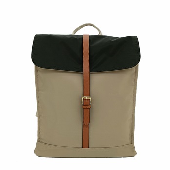 Contrast Colour Flap Buckle Backpack
