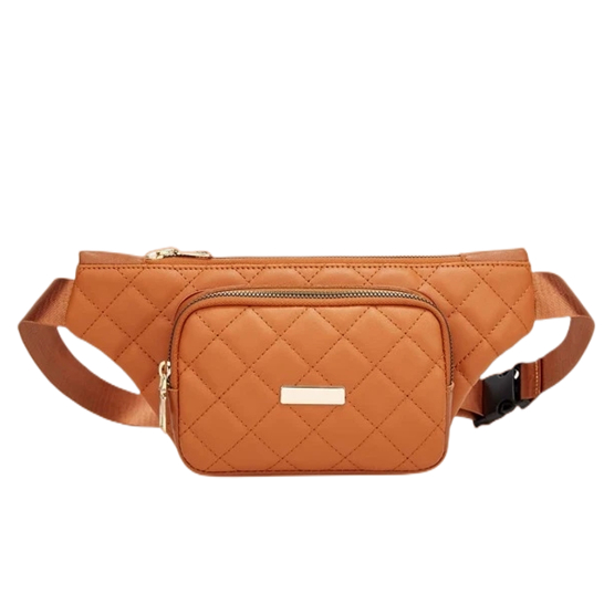 Rhomboid Quilted Fanny Pack