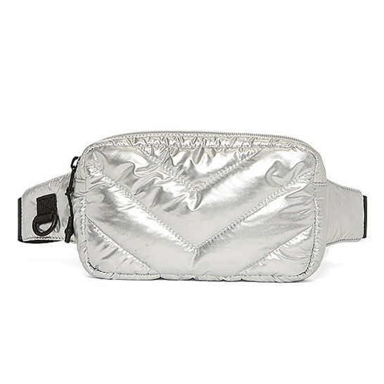 Chevron Quilted Nylon Fanny Pack
