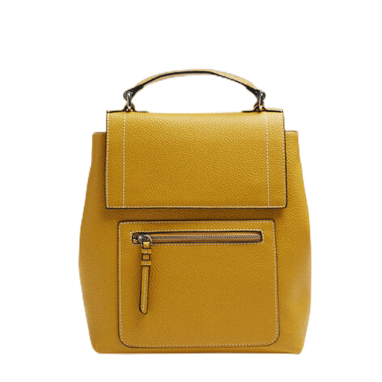Solid Colour Simple Style Mini Backpack
