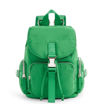 Multiple Pockets Flap Mini Nylon Backpack