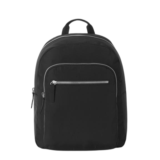 Solid Colour Simple Style Nylon Backpack