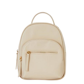 Solid Colour Simple Style Backpack