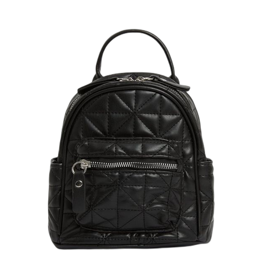 Rhomboid Quilted Mini Backpack