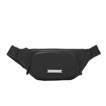 Metal Plate Decor Fanny Pack